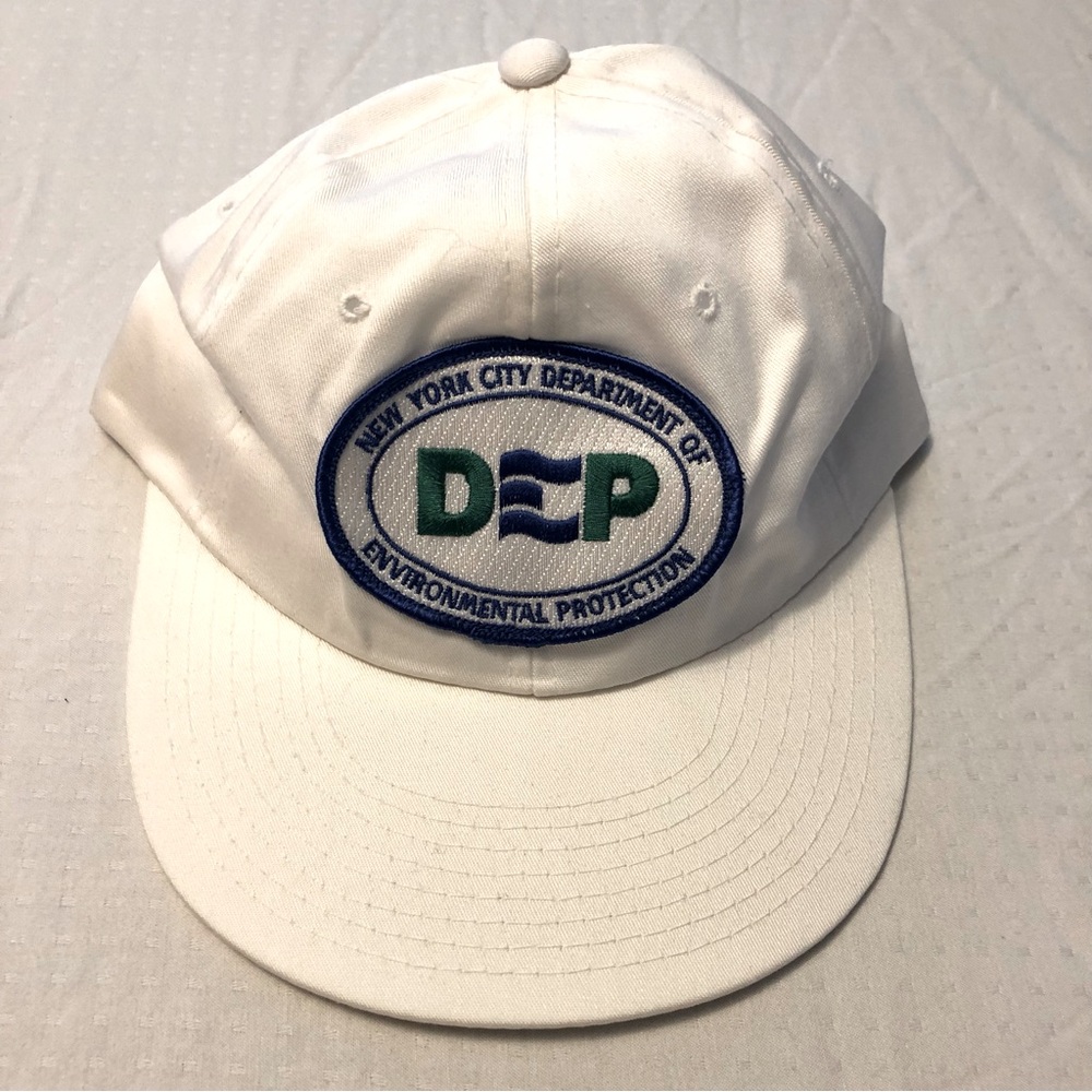 DEP New York City Department of Environmental Protection Cap White NWOT